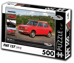 RETRO-CARS Puzzle Fiat 127 500 Pieces