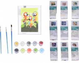 Set creativo di pittura con numeri 20x30 cm