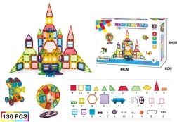 Magnetic construction puzzle set 130 pieces