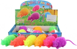 Borzolt világító egér – gumijáték gyerekeknek