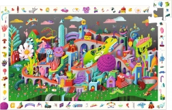 Djeco opazovalne puzzle Crazy Town, 200 koščkov