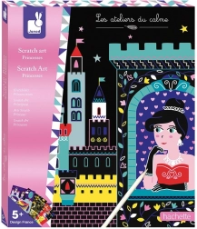 Scratch Art Card Set with Princesses – JANOD