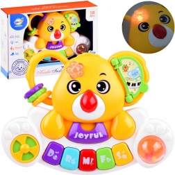 Barvit otroški klavirček z veselimi živalskimi zvoki – Barvno