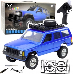 RC-raceauto 4x4 MN78 blauw 1:12