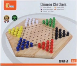 Wooden Strategy Game Chinese Checkers
