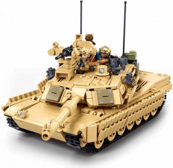 Sluban Model Bricks Battle Tank M1A2 Abrams TUSK II 2-in-1