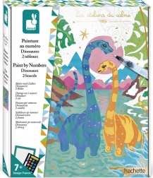 Pittura secondo i numeri – dinosauri di JANOD