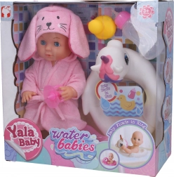 Baby met zwemring 27 cm