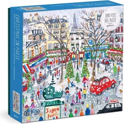Puzzle con effetto lamina Natale a Parigi – Michael Storrings (Galison, 1000 pezzi)