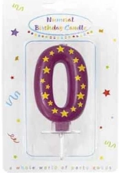 Rojstnodnevna svečka številka 0
