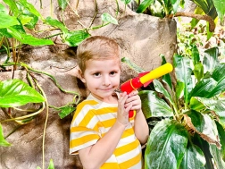 Sporto Pop Racket foam air-powered blaster