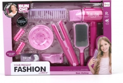 Børnefrisørsalon med 12 tilbehør