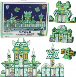 Jeu de construction magnétique Station Cosmos 4D 172 pièces