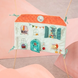 Textil panel kiságyba – Stella őzike és Joe sárkány házikója