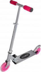 Trottinette en aluminium pliante rose