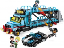 Qman Police Battle Force vrachtwagenoverval bouwset