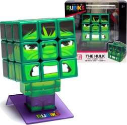 Rubikova kocka 3x3 Hulk Cubers na stojalu