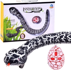 IR Remote-Controlled Snake for Kids – Black and white