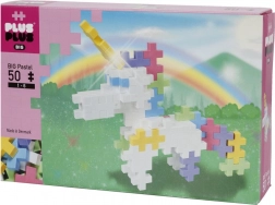Plus-Plus BIG Pastel Unicorn – construction set for kids (50 pcs)