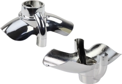 Sølvfarvede plastikskærme til model PRO700