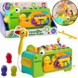 Montessori Oktatókocka Krokodil