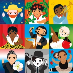 Mudpuppy Family Puzzle Little Artist 500 Pieces