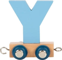 Piccolo trenino polare di legno lettera Y