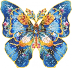 Drvene puzzle Leptir Morpho Helena