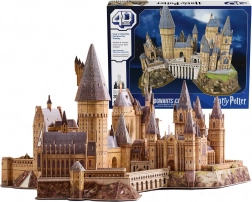Puzzle 3D in carta HARRY POTTER Castello di Hogwarts 4D Build