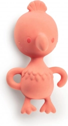 LILLIPUTIENS Anais the Flamingo Rattle, Natural Rubber, from 3 months