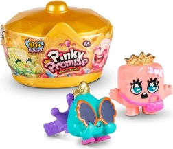 Figurines en ringetjes Pinky Promise Gemmy Friends – verrassing in een kroon