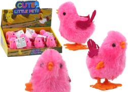 Jumping Toy Chicken Pink