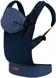 ergonomic baby carrier MoMi Collet blue