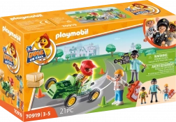 Playmobil Duck On Call Reddingsactie Hulp voor de Racer