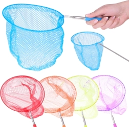 Epuisette télescopique pour enfants pour papillons, insectes et petits poissons