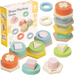 Torre Montessori per la classificazione di forme e colori CLASSIC WORLD