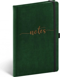 Notique lined notebook with velvet cover 13 × 21 cm