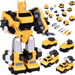 robot trasformabile magnetico 2-in-1 – grande action figure con accessori