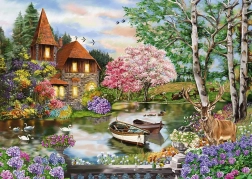 Puzzle Casa sul lago 1000 pezzi SCHMIDT
