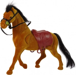 Velvety Brown Horse Figurine Farm