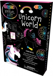 Scratch and Spiral Art Set – Unicorns