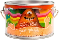 Kinetički pijesak narančasti 200 g s kalupima