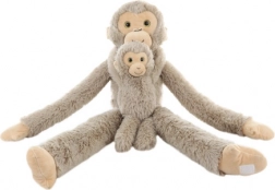 plush monkey with baby 82 cm
