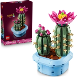 Cactus fiorito LEGO Botanicals set decorativo
