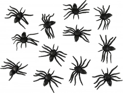 Ijesztő dekoráció pókok Halloweenra