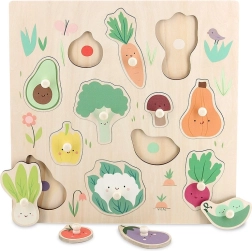 Vilac Vegetable Puzzle with Handles