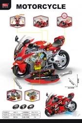Little Mechanic Set – 2‑in‑1 Motorcycle Workshop with Lights and Sounds