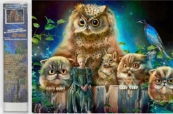 Diamond Painting Forest Guardians 30x40 cm