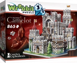 Puzzle 3D castello Camelot WREBBIT, 865 pezzi