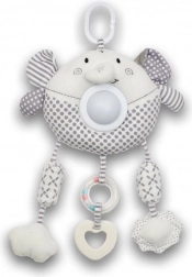 giocattolo peluche appeso elefante con luce e musica